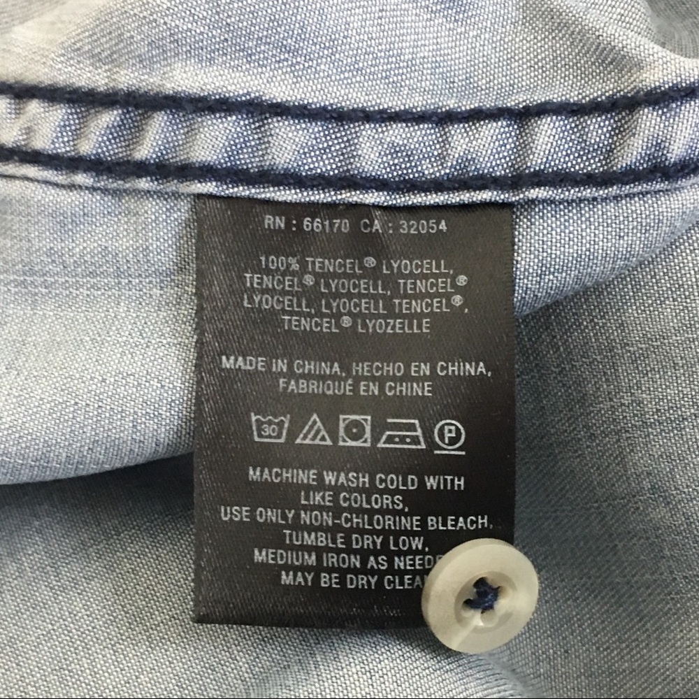 Holding Horses Embroidered Chambray Button Down - Picture 8 of 8